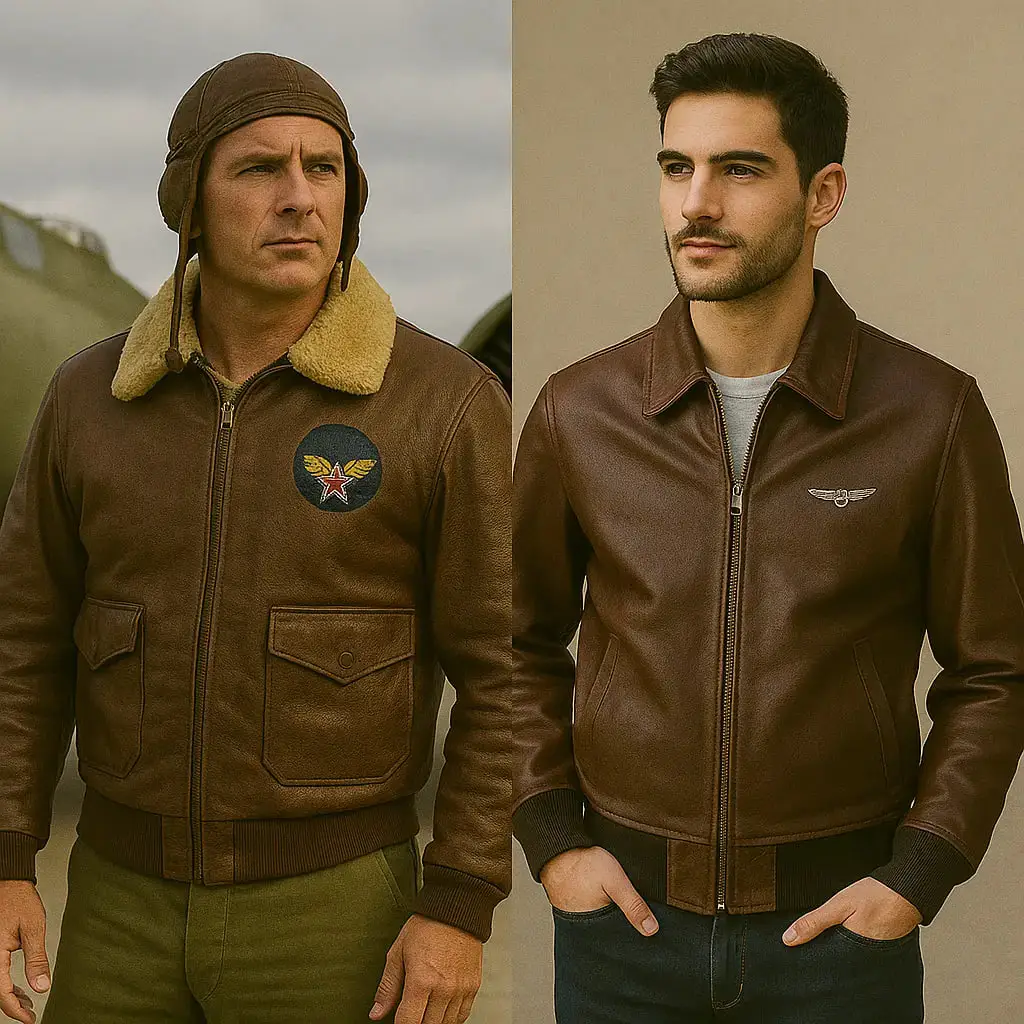 تاریخچه و راهنمای کامل کاپشن خلبانی اورجینال؛ از مدل‌های نظامی تا بامبر جکت‌های مدرن