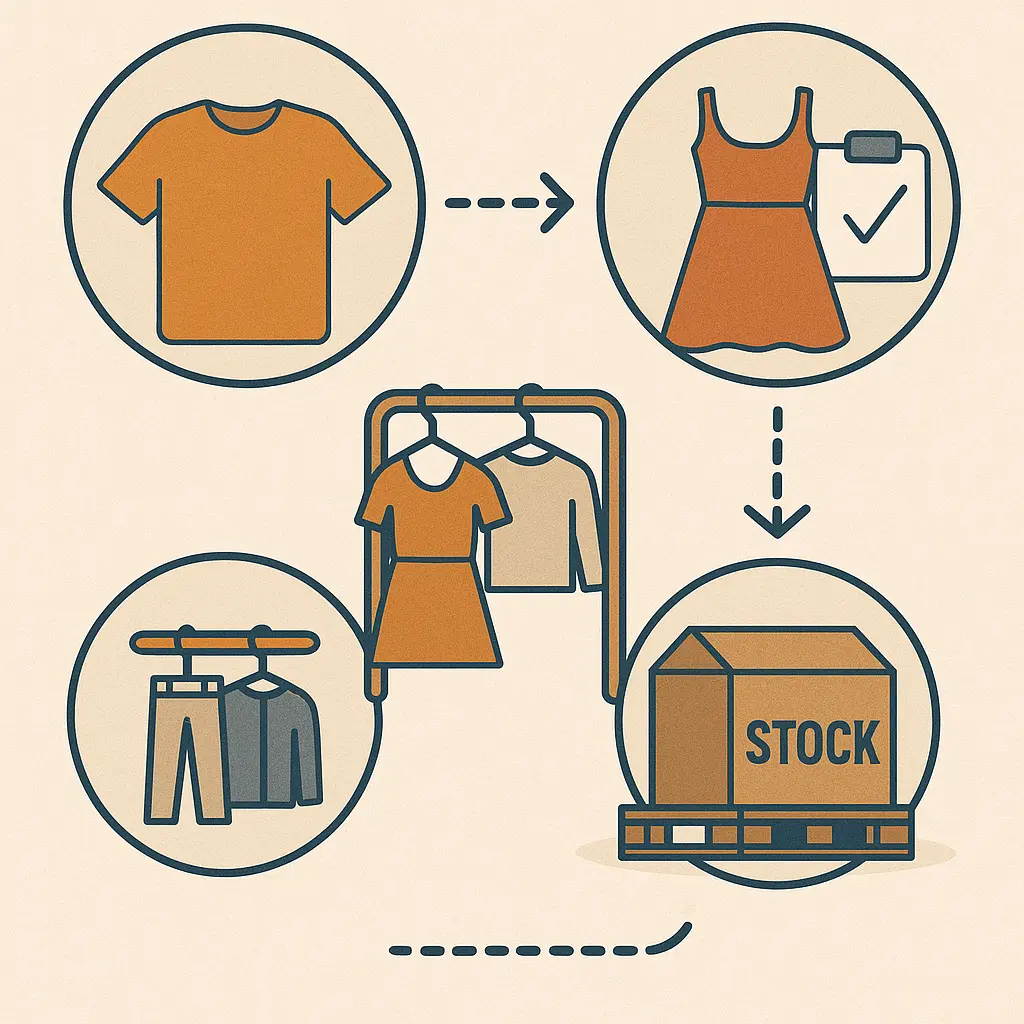 استوک اروپایی چیست و چگونه تولید می‌شود؟ بررسی واقعی چرخه استوک فروشگاهی اروپا