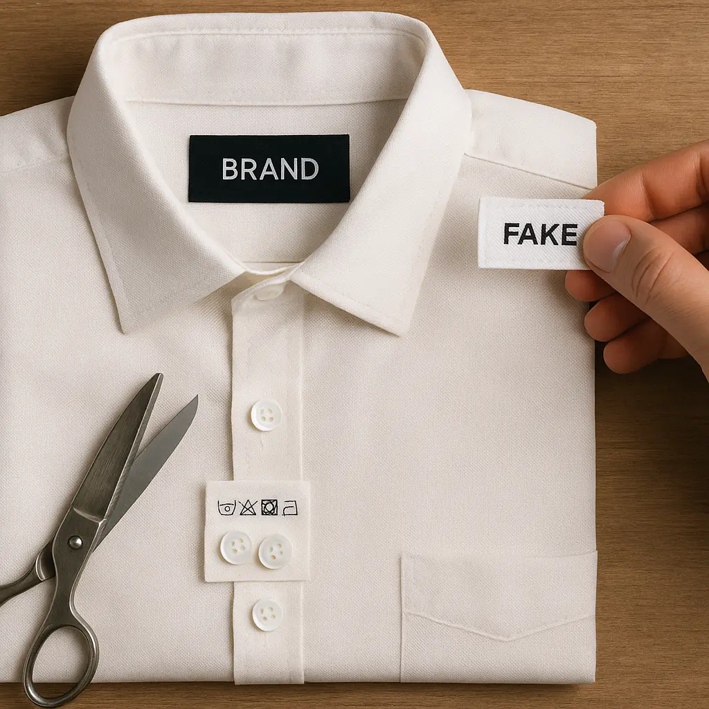 چگونه یک پیراهن مردانه اصل را از نسخه فیک تشخیص دهیم؟ راهنمای تخصصی