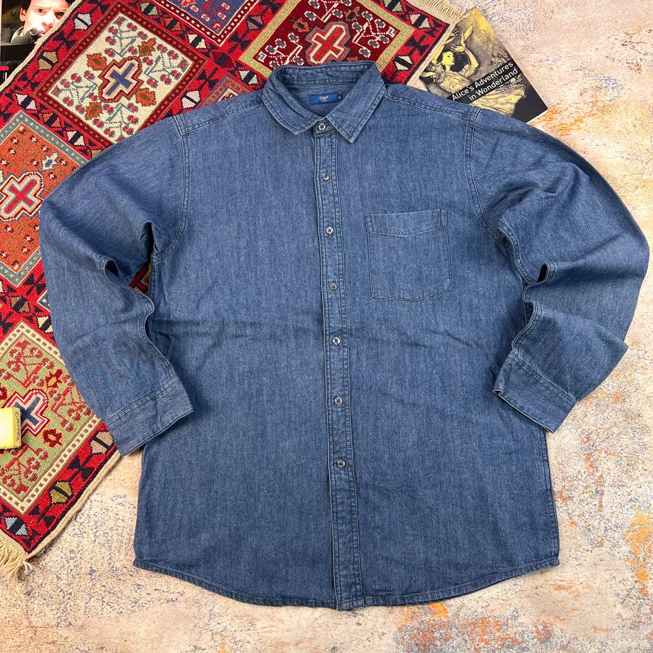 پیراهن جین مردانه  Traders  | استوک اورجینال -استوک مارک باز