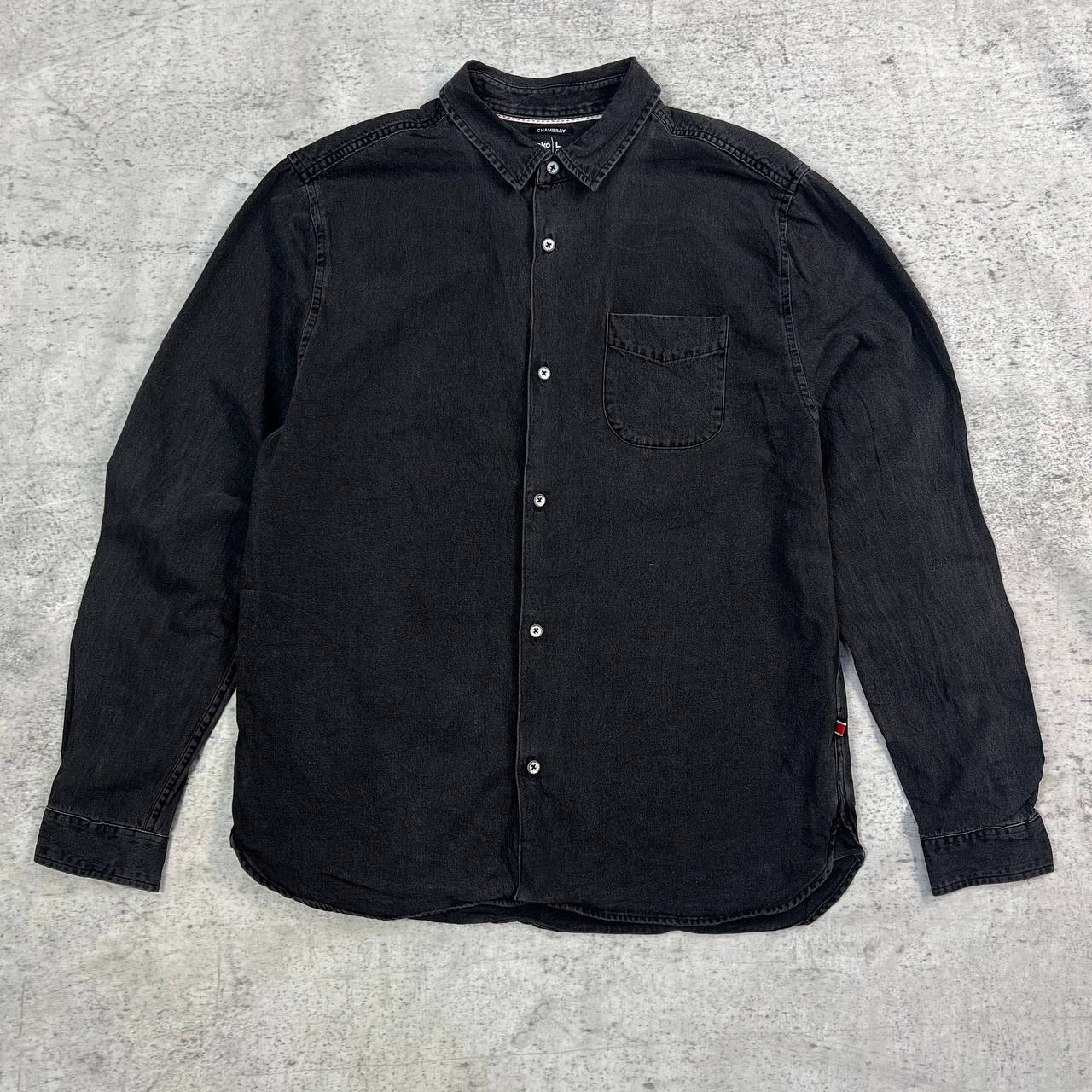 پیراهن لی مردانه anko مدل CHAMBRAY مشکی – استوک مارکباز