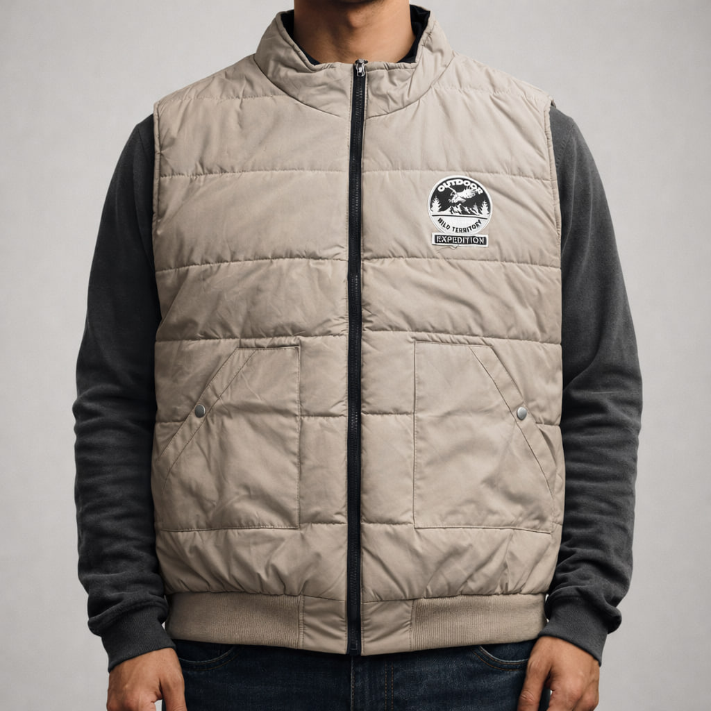 جلیقه پافر مردانه استوک اورجینال؛ شهری و کوهنوردی | استوک مارکباز