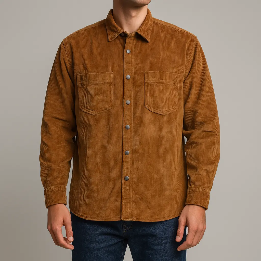 پیراهن مخمل کبریتی مردانه C&A   استوک اورجینال | استوک مارک باز