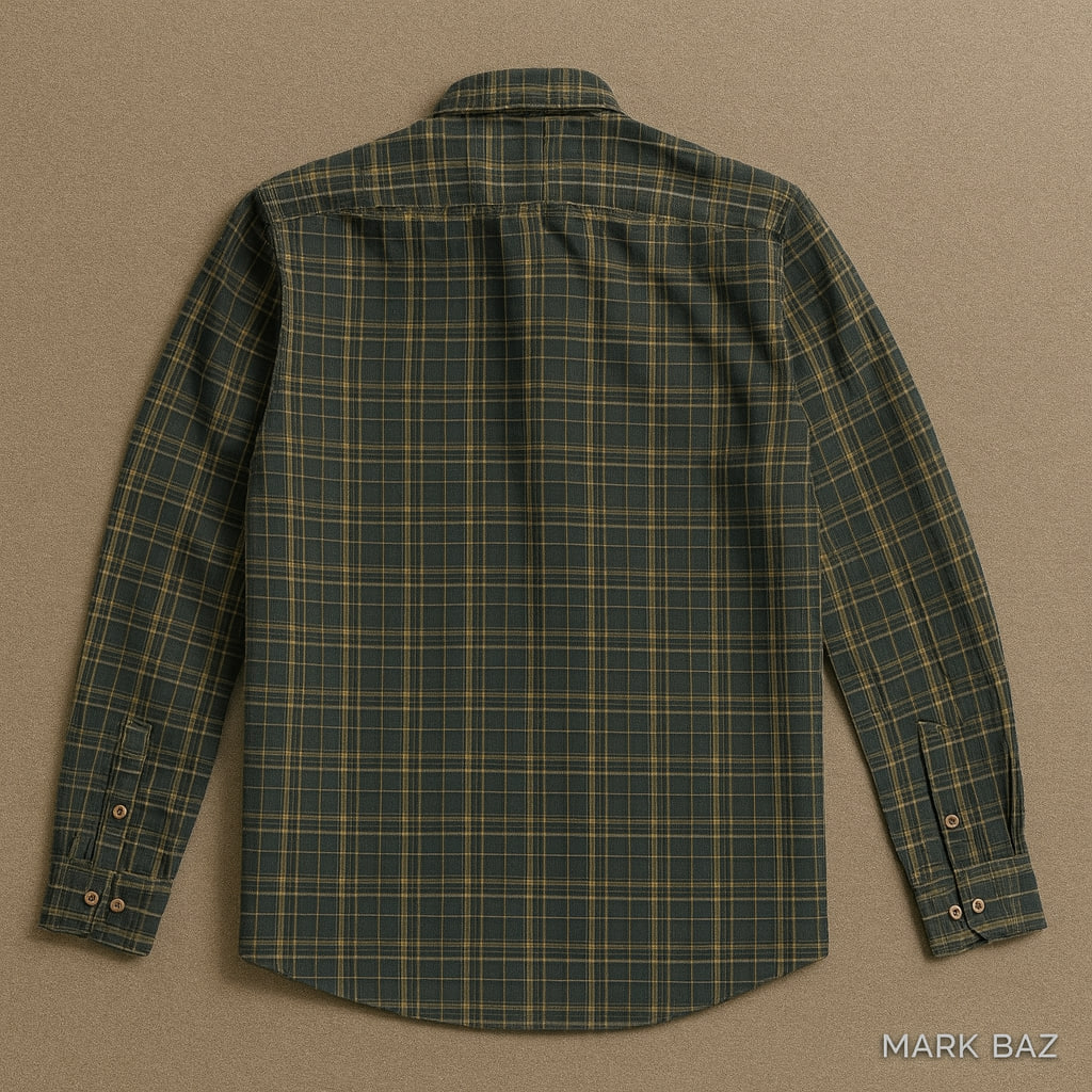 پیراهن چهارخانه مردانه OTTO استوک اورجینال –استوک مارکباز