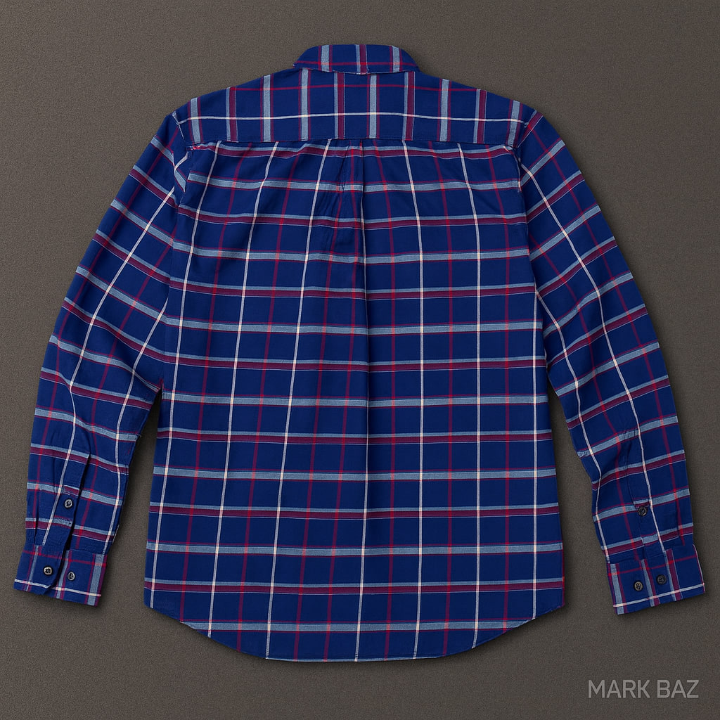 پیراهن چهارخانه مردانه پولو سایز XL  | استوک اورجینال – استوک مارک باز