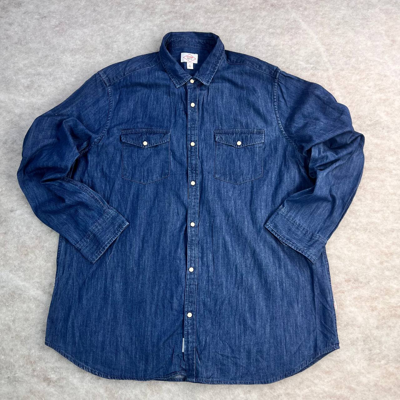 پیراهن جین مردانه اورجینال Lee Cooper استوک | سایز XL | استوک مارک باز