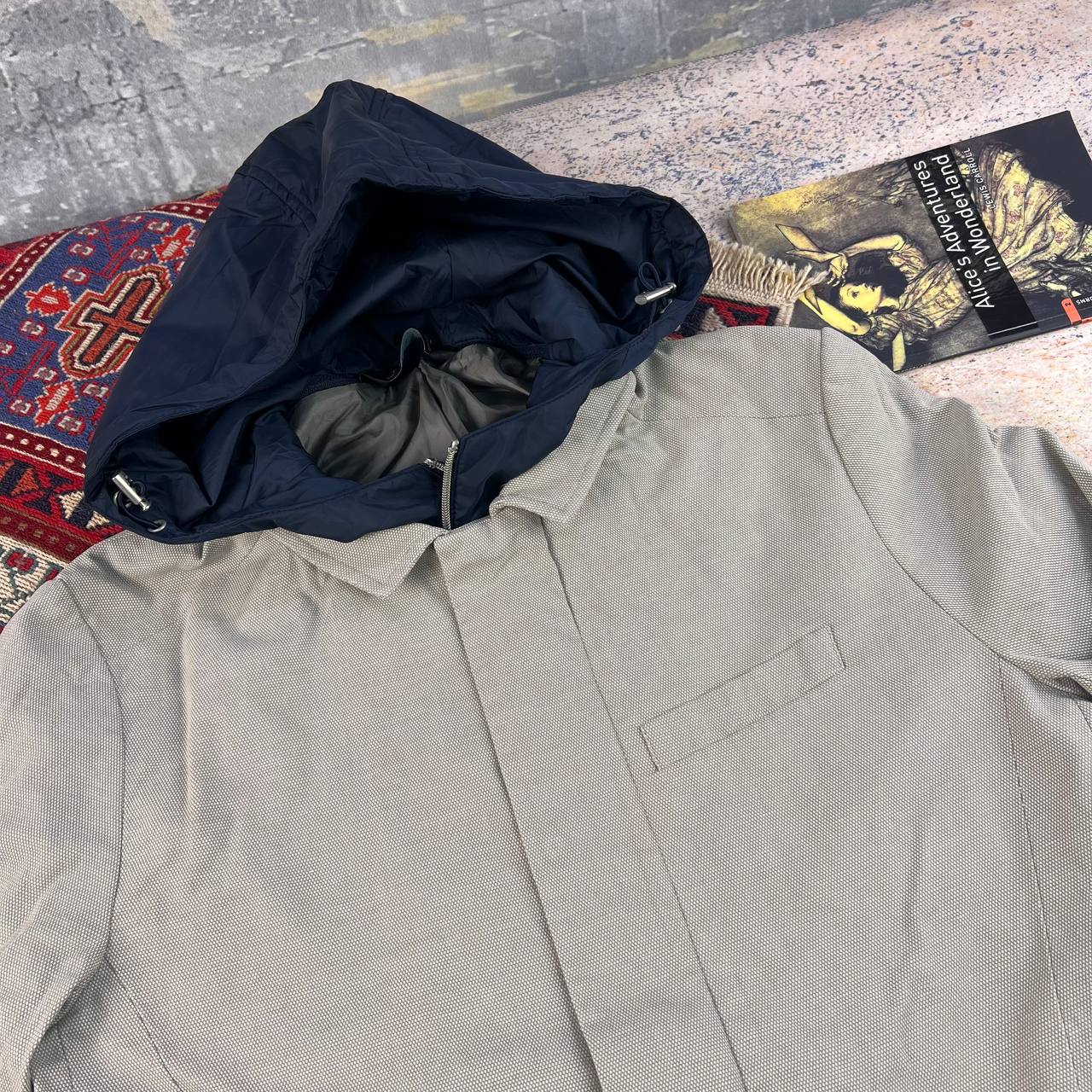 کاپشن مردانه استوک ارجینال ZARA ساخت مراکش-سایزL-استوک مارکباز