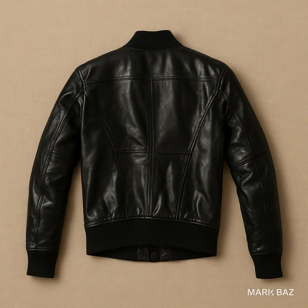 کت چرمی طبیعی Bershka ااستوک اورجینال | سایز اسمول| استوک مارک باز