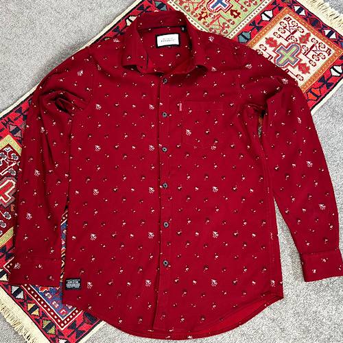 پیراهن مردانه کتان کشی اروپایی اورجینال سایز m |  استوک مارک باز