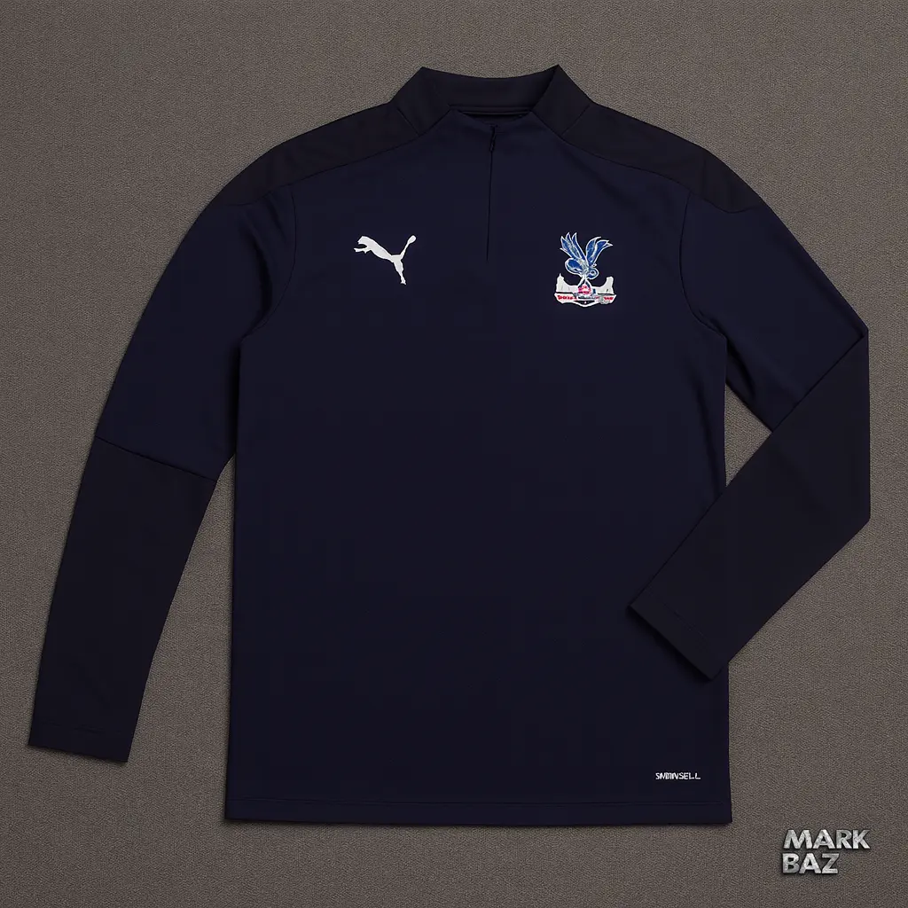 سویشرت نیم‌زیپ ورزشی  پوما اورجینال |  اسپرت مردانه | استوک مارک باز