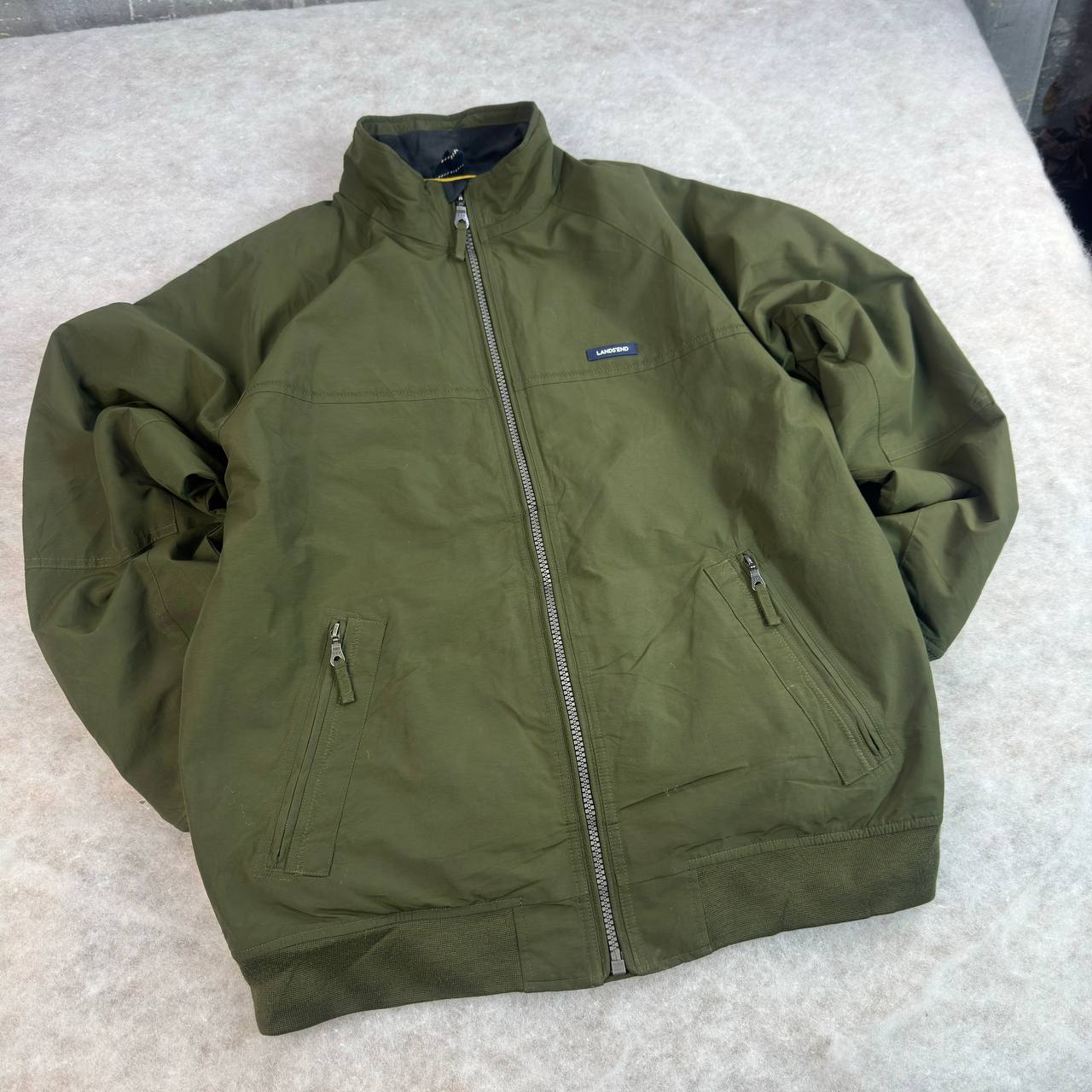 کاپشن شهری استوک اورجیتال زیتونی-سایز لارج-استوک مارکباز