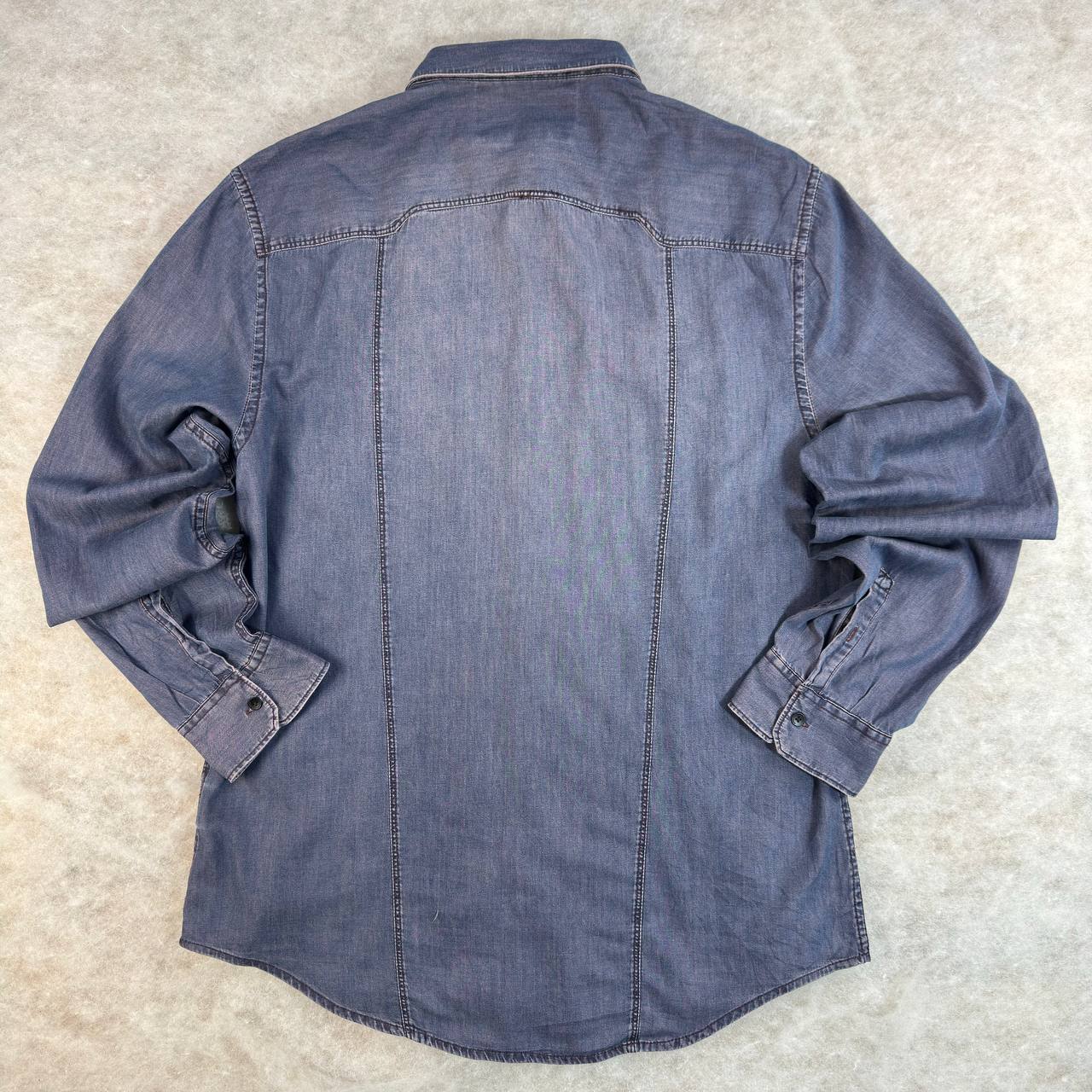 پیراهن جین مردانه Calvin Klein  سایز XL | استوک اورجینال  – استوک مارک باز