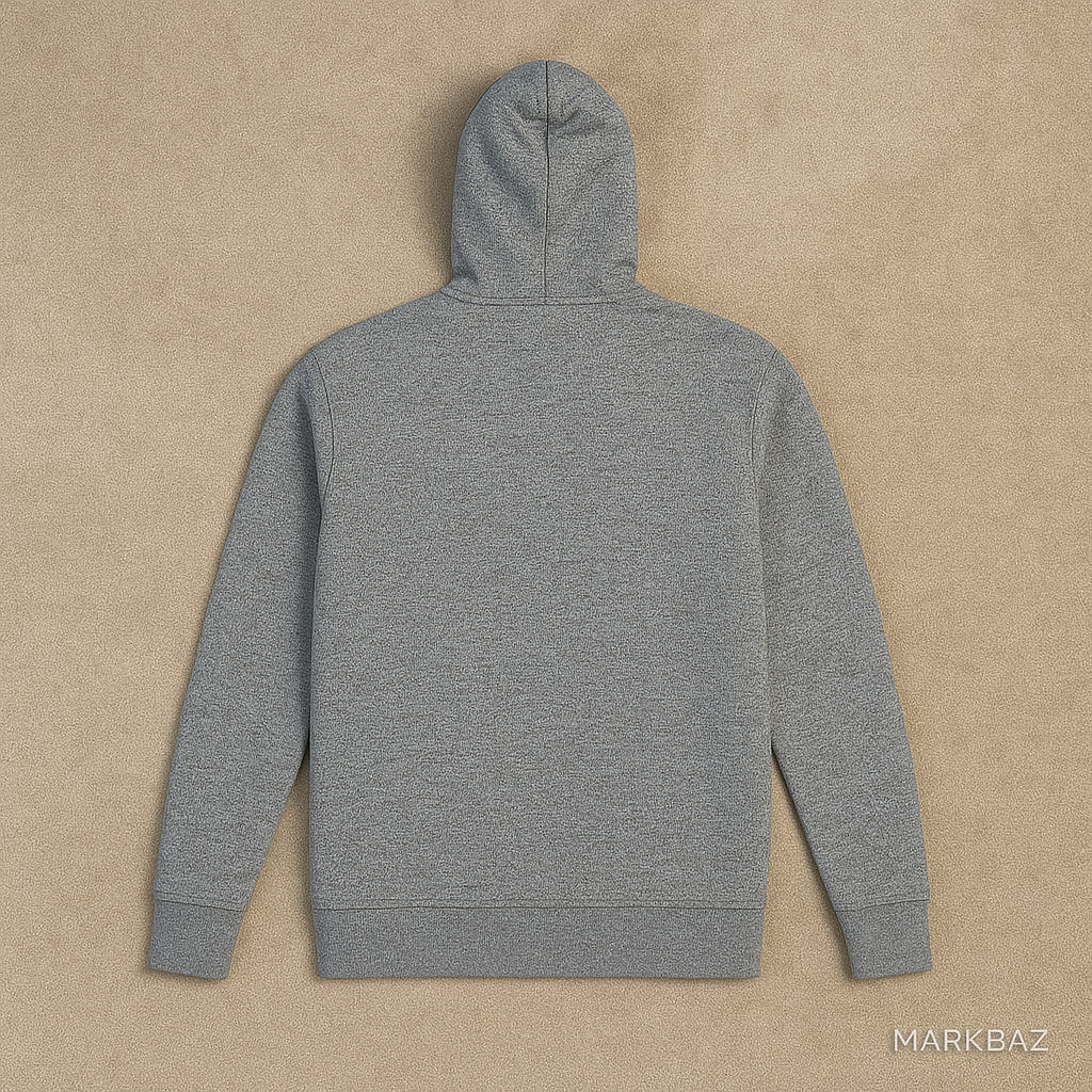 هودی مردانه C&A مدل The Basics خاکستری ملانژ | اورجینال – استوک مارکباز