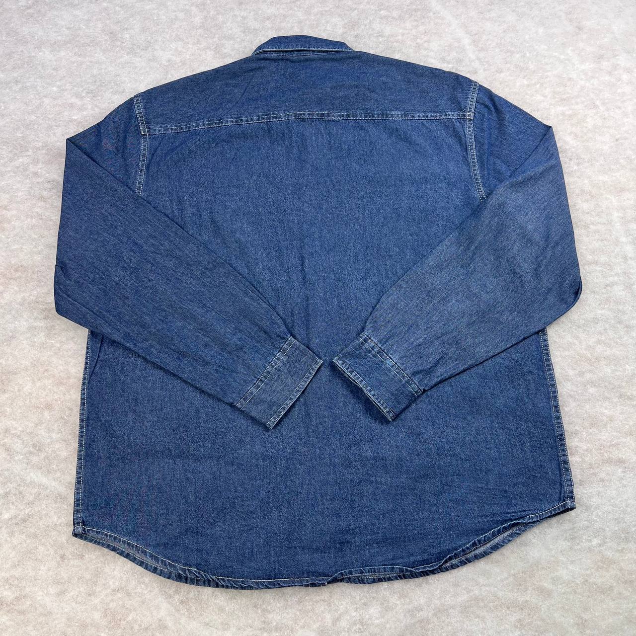 پیراهن جین مردانه استوک اورجینال-سایزXXL | استوک مارک باز