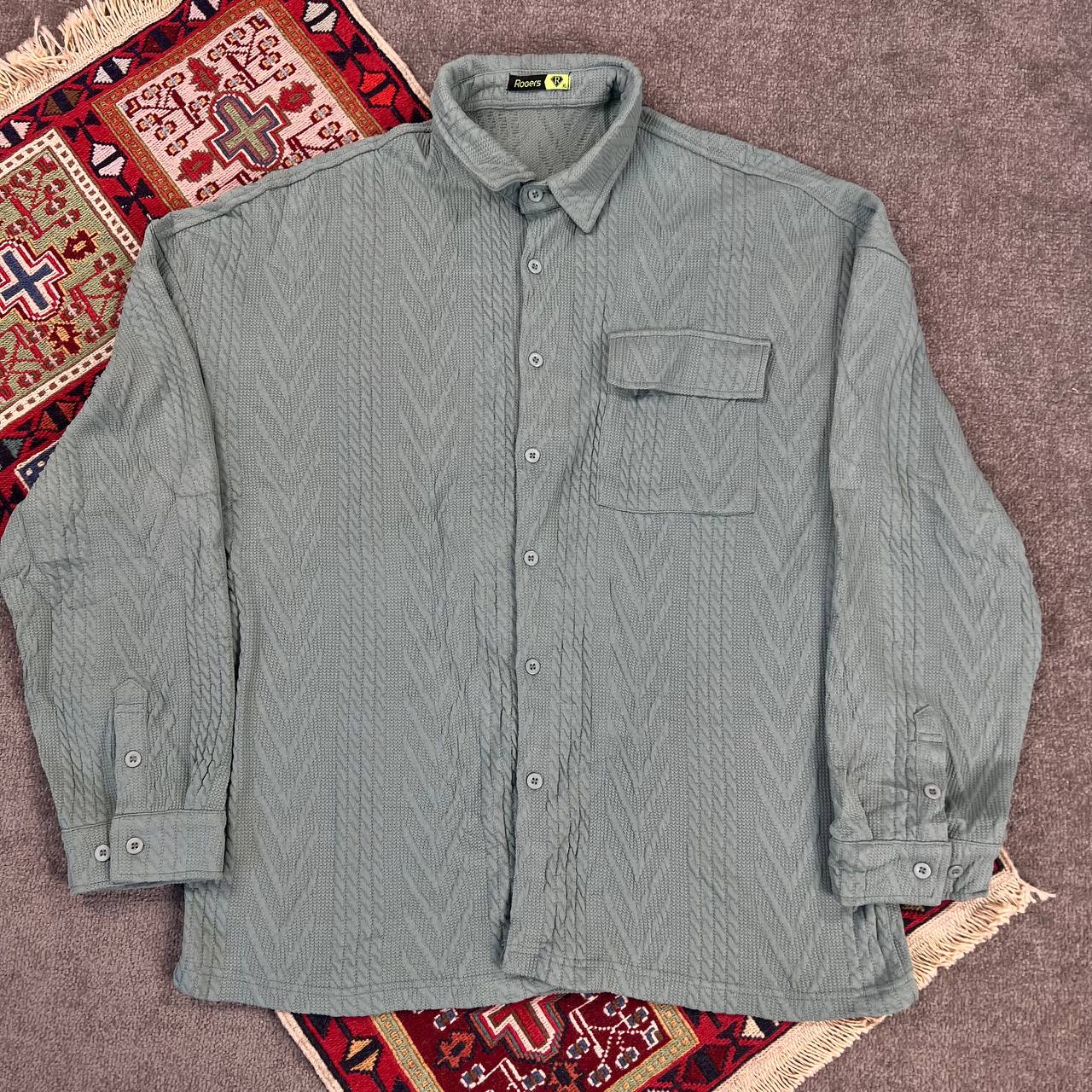 پیراهن پشمی مردانه استوک  اورجینال | سایز XL | استوک مارک باز