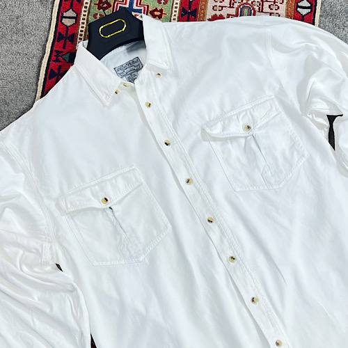 پیراهن کتان استوک اورجینال آمریکایی مردانه  سایز XL| استوک مارک باز