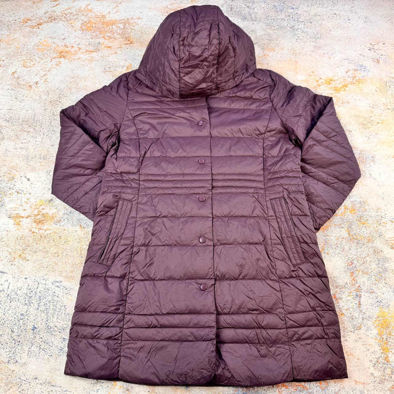 کاپشن پر سبک زنانه Ecole de Paris استوک اورجینال؛ سایز M-استوک مارکباز