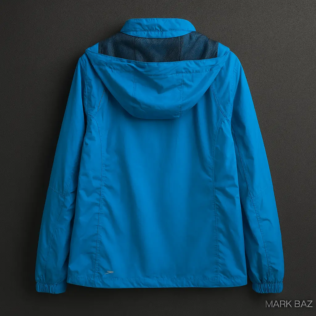 بادگیر ورزشی آبی مردانه Crane سایز M | سبک، ضدباد | استوک مارکباز