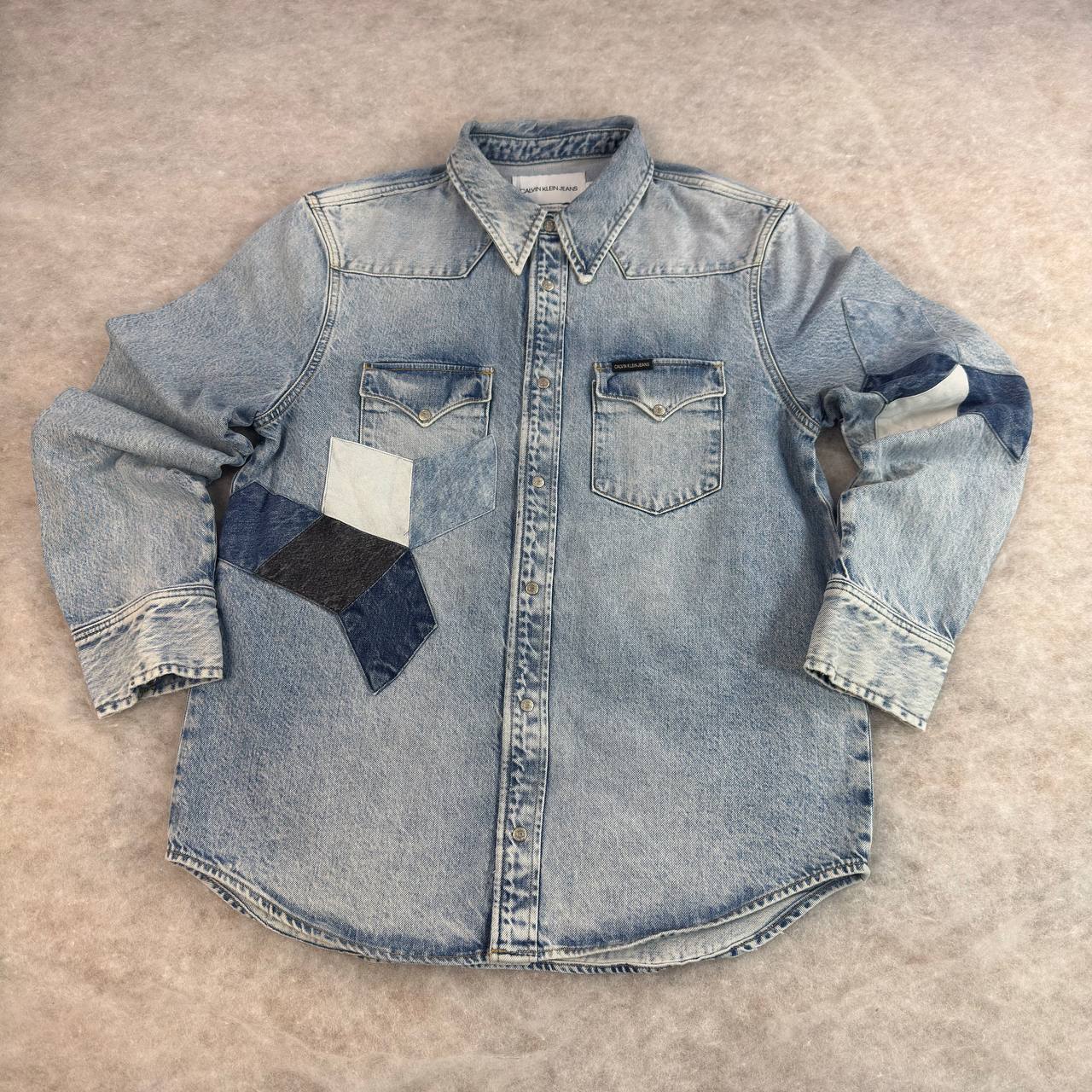 پیراهن جین Calvin Klein Jeans لی شسته -سایز L | استوک اورجینال – استوک مارک باز