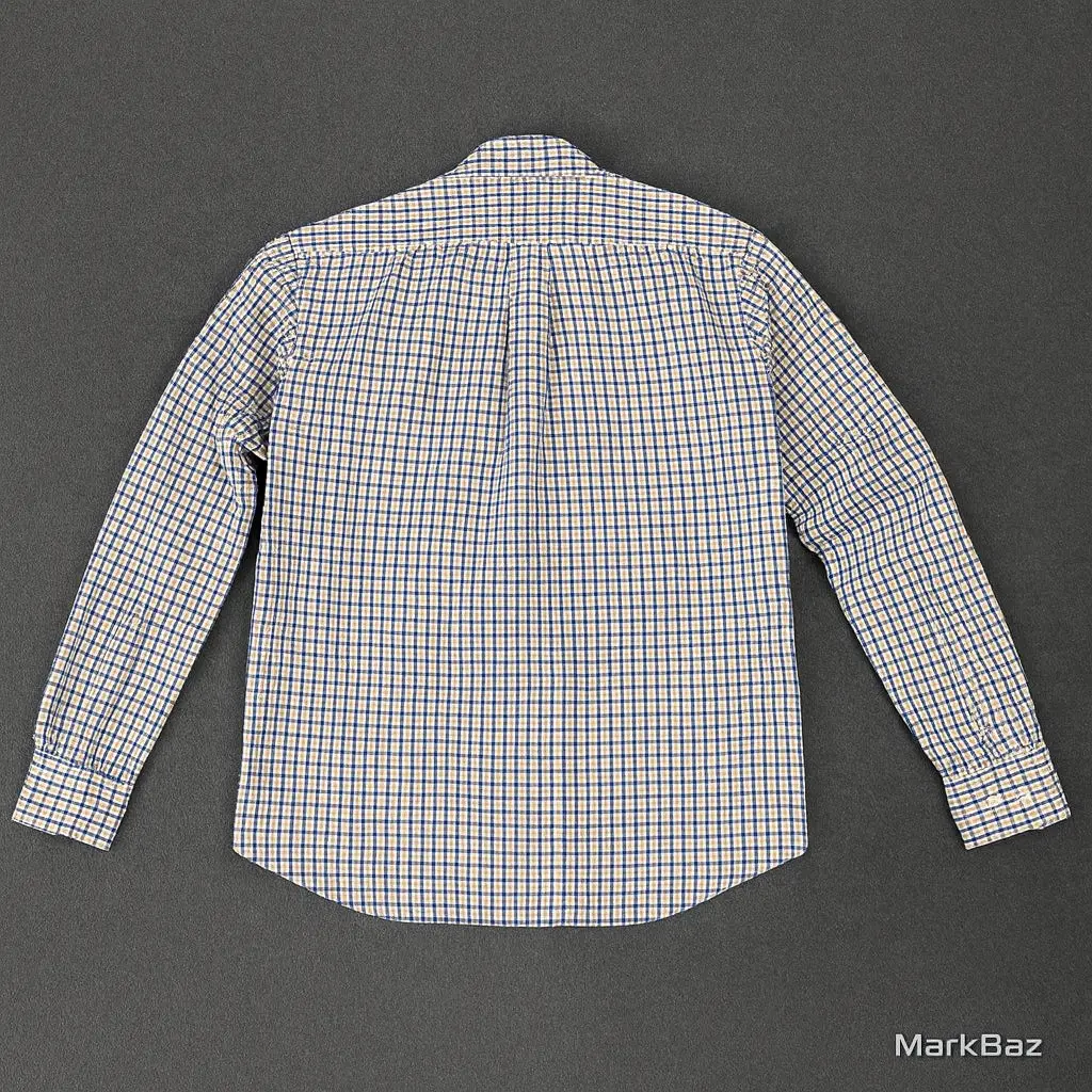 پیراهن چهارخانه مردانه Giordano اورجینال | استوک مارکباز