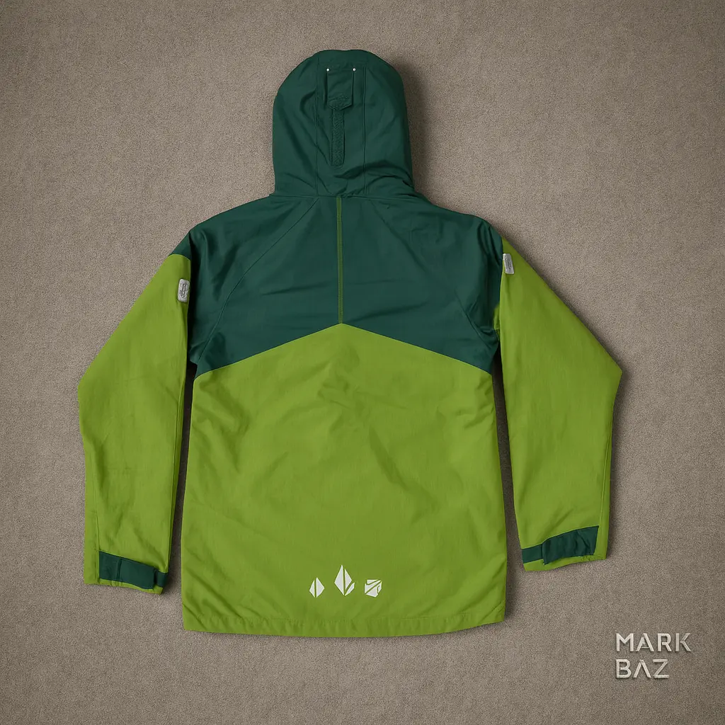 کاپشن اورجینال Jack Wolfskin سبز  استوک ساخت ویتنام