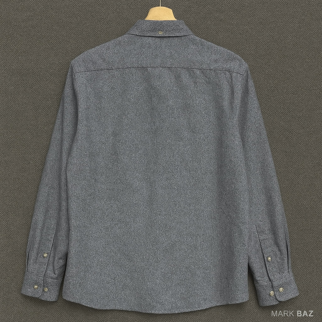 پیراهن مردانه ریزبافت خاکستری REDTAG MAN (اورجینال و استوک)