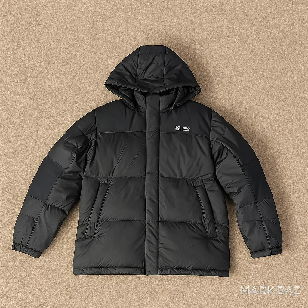 کاپشن پفی اورجینال North Land مردانه – ساخت ویتنام | استوک مارک باز