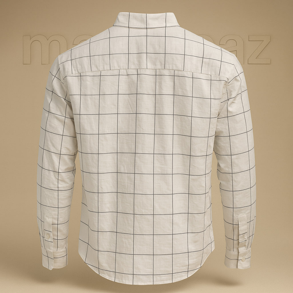 پیراهن اورجینال مردانه نخی لینن Tate با ضمانت از استوک مارک باز