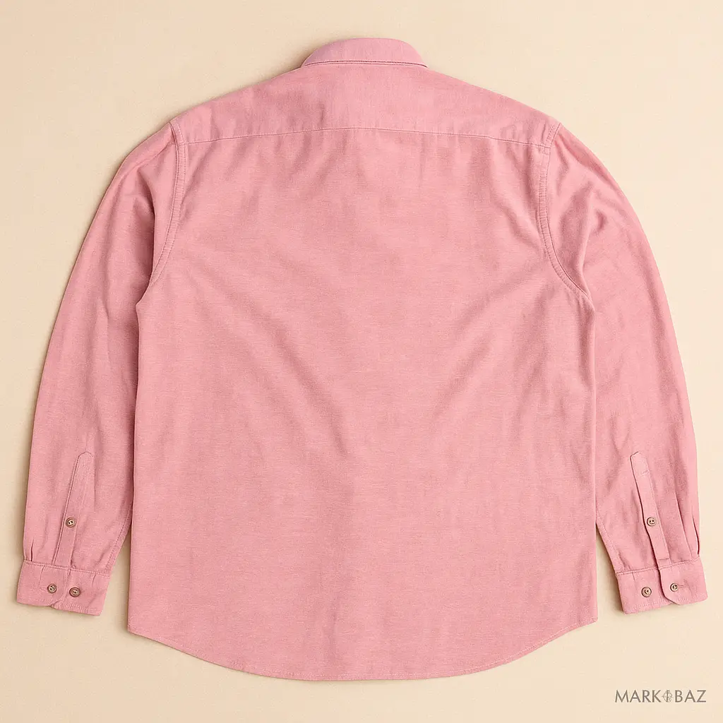 پیراهن مردانه کتان Louis Philippe رنگ صورتی چرک (اورجینال)