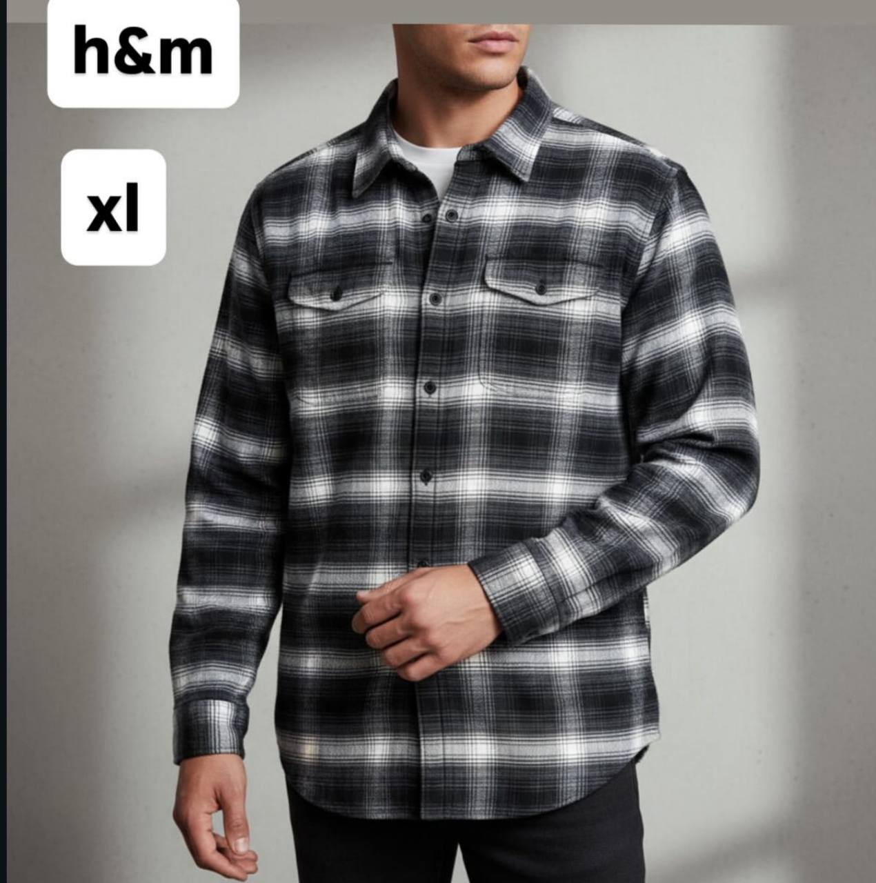 پیراهن فِلَنِل چهارخانه American Eagle سایز XL اصل و سوپر سافت