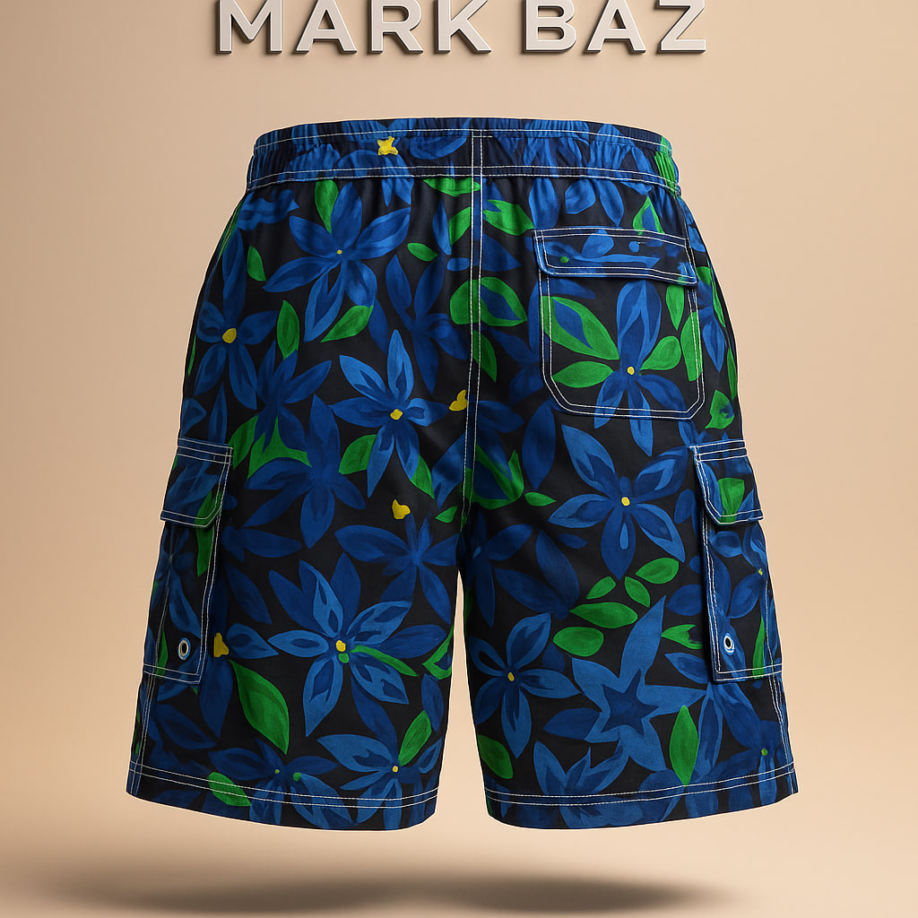 شلوارک هاوایی و ساحلی مردانه Wave Zone اورجینال سایز 36-38 | مایو دار، ضد حساسیت و سریع‌خشک