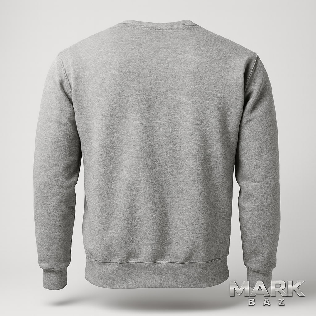 دورس نخی مردانه اورجینال JERZEES طوسی ملانژ | ساخت هندوراس سایز لارج