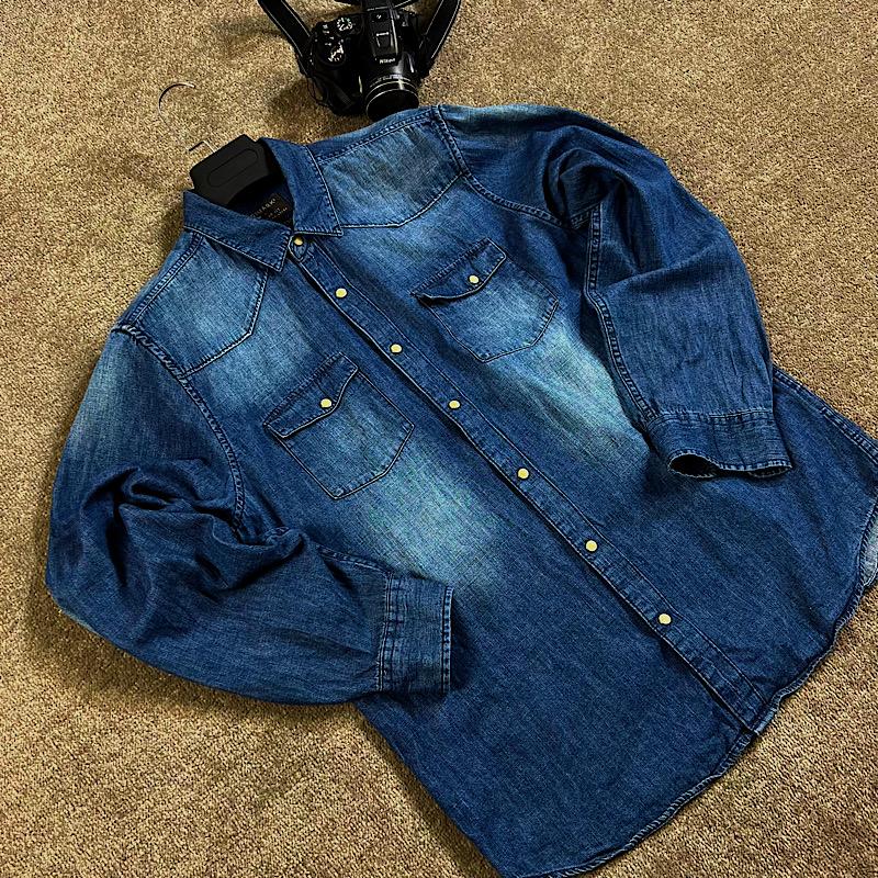 خرید پیراهن جین مردانه برند primark (پریمارک)