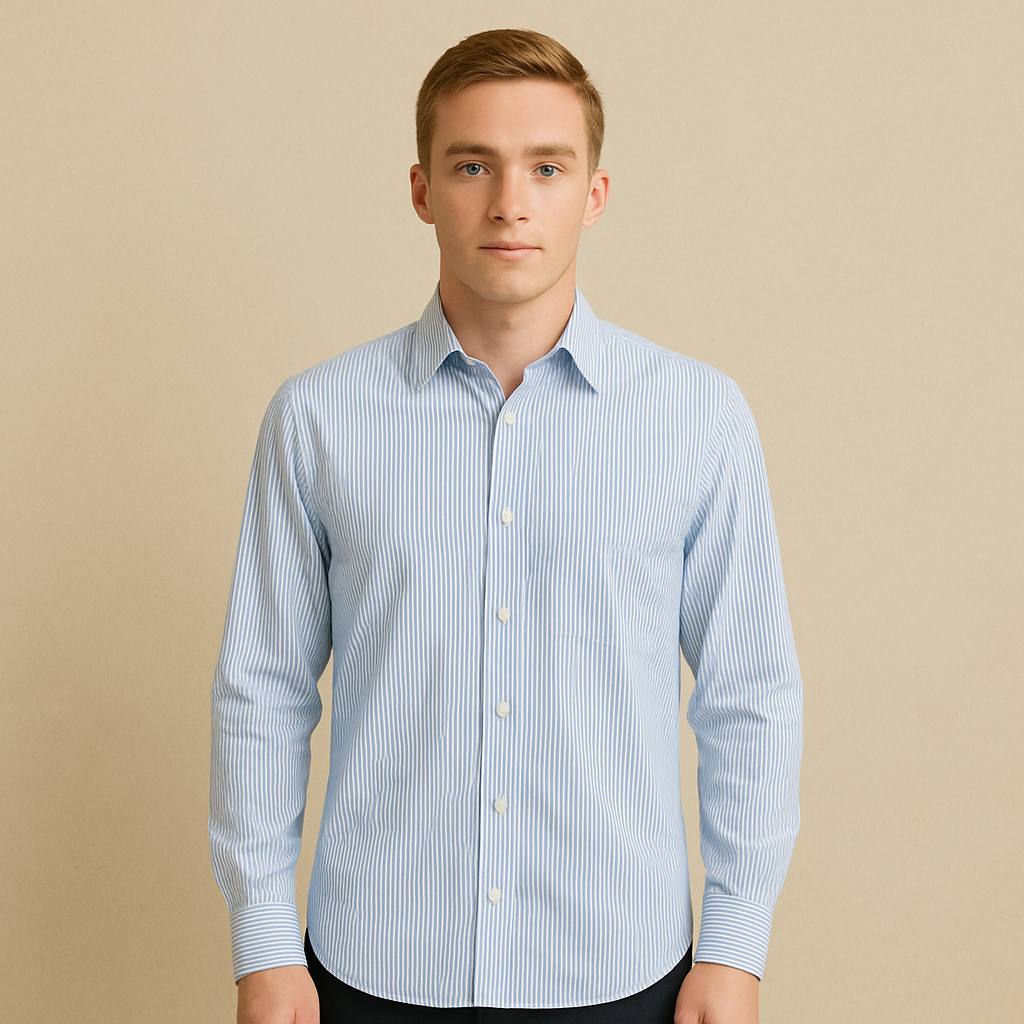 پیراهن نخی مردانه R&B مدل اسلیم فیت | اورجینال ساخت هند با پارچه نخ‌پنبه