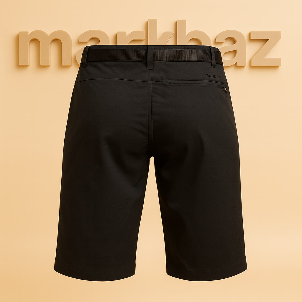 شلوارک سوزنی مردانه CRAGHOPPERS مشکی | اورجینال، آب‌گریز و طبیعت‌گردی (سایز 38 لارج)