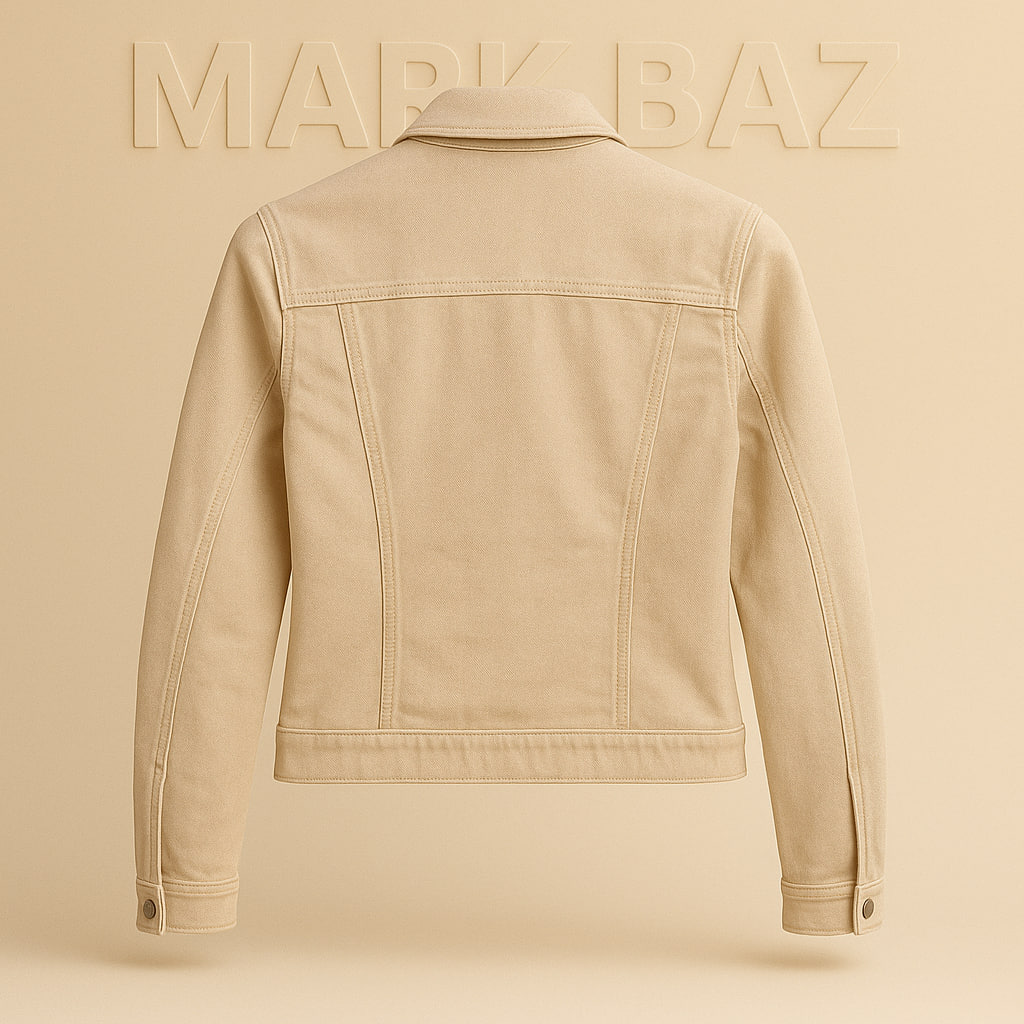 کت جین زنانه NEXT رنگ بژ کرمی |  اورجینال استوک مارک باز