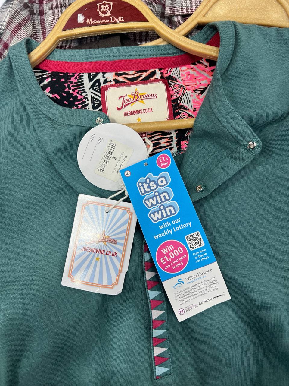 هِنلی آستین بلند مردانه جو براونز (Joe Browns) طرح خاص اورجینال