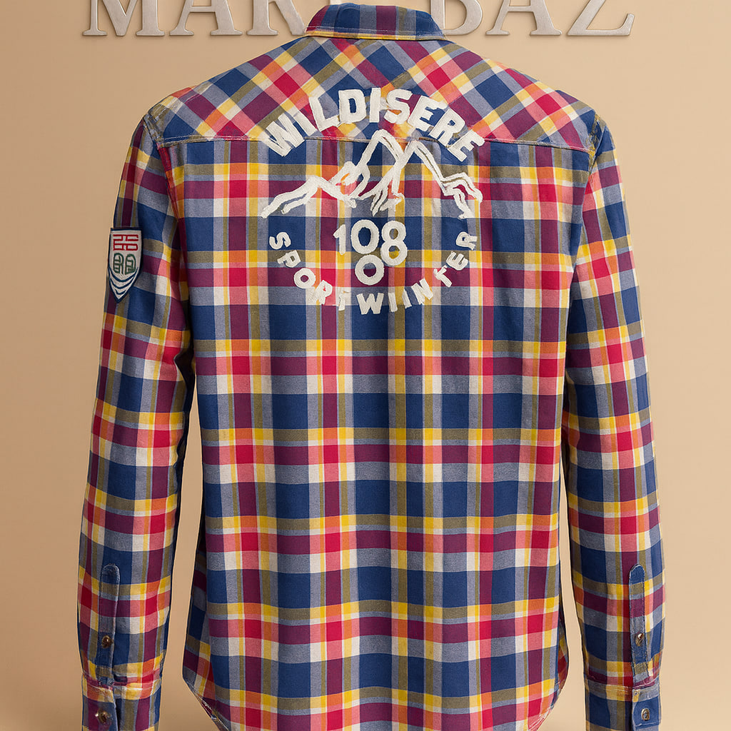 پیراهن چهارخانه نخی اورجینال مردانه Esprit | آکبند با اتیکت فروشگاهی، دوخت بی‌نظیر و کیفیت تضمینی