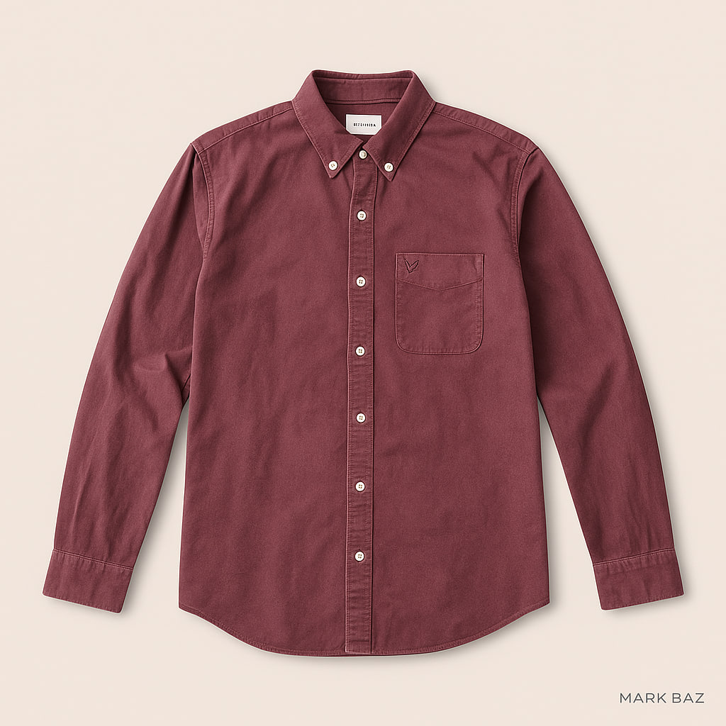 پیراهن کتان مردانه American Eagle اسلیم‌فیت اورجینال – استوک مارک‌باز