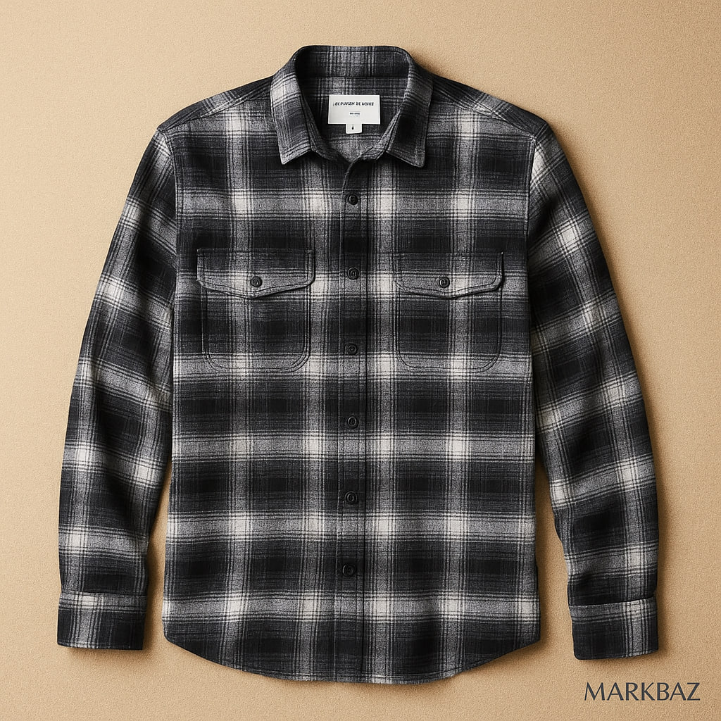 پیراهن فِلَنِل چهارخانه American Eagle سایز XL اصل و سوپر سافت