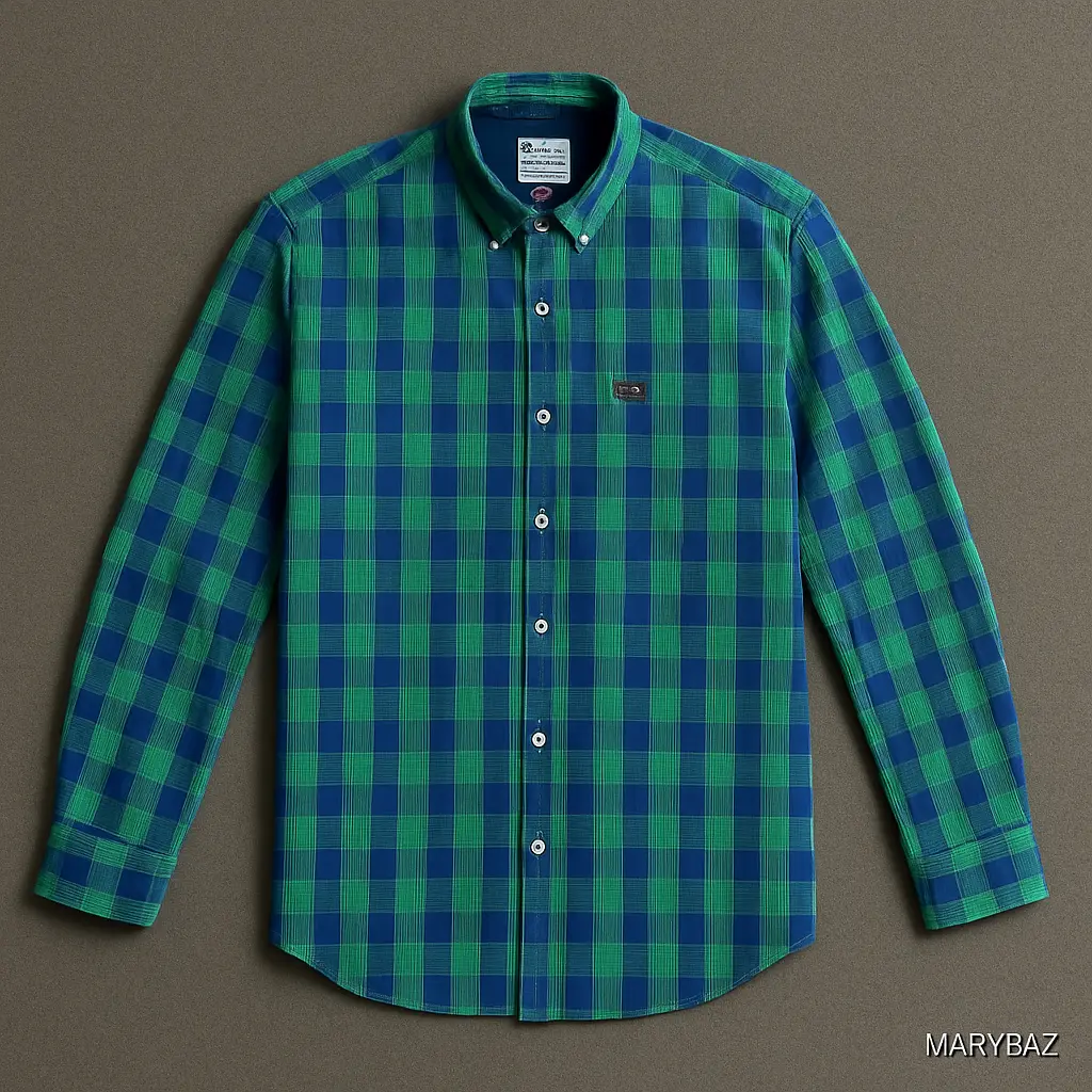 پیراهن کتان چهارخانه مردانه ARROW اورجینال آمرکایی | استوک مارک باز