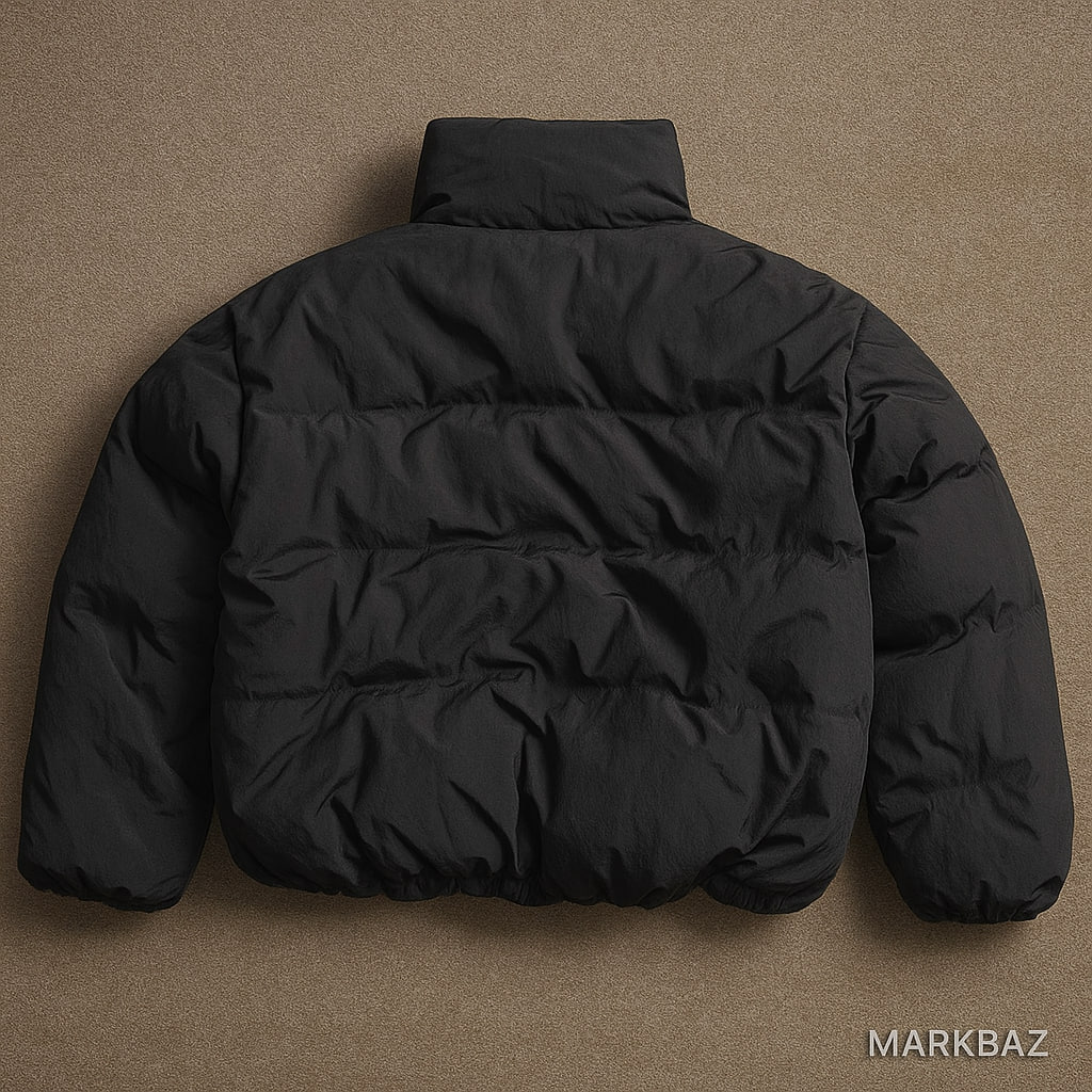 کاپشن پفی اورجینال  مشکی JROOM | با عایق الیاف مصنوعی