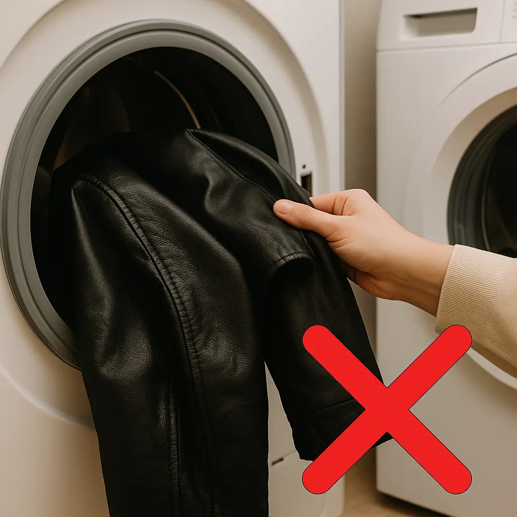 شستن کاپشن چرم با ماشین لباسشویی | اشتباهی که ممکن است لباس شما را نابود کند