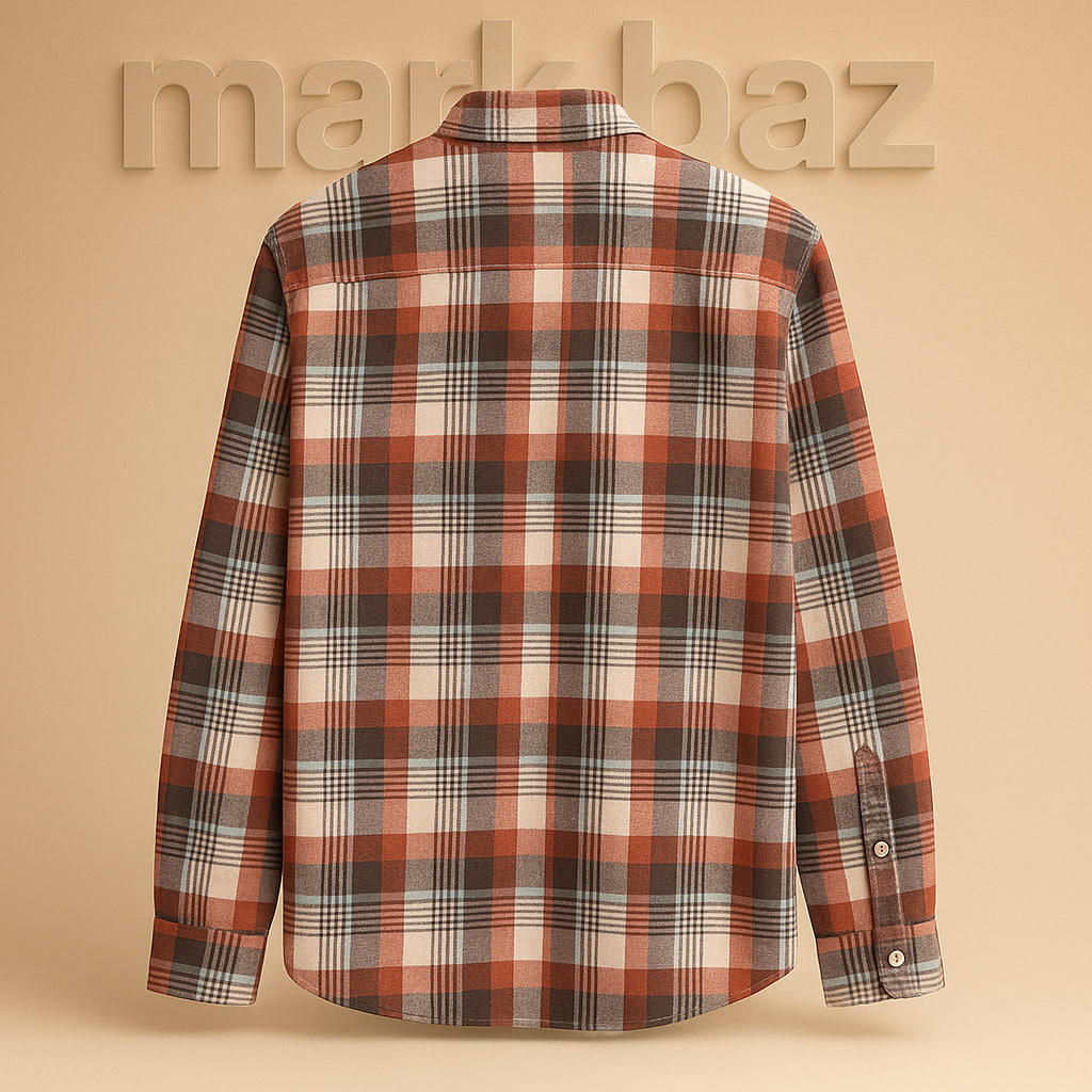 پیراهن چهارخانه پشمی چهارفصل مردانه Mossimo Supply Co اورجینال | در حد آکبند، اسپرت و شیک با ضمانت اصالت از استوک مارک باز