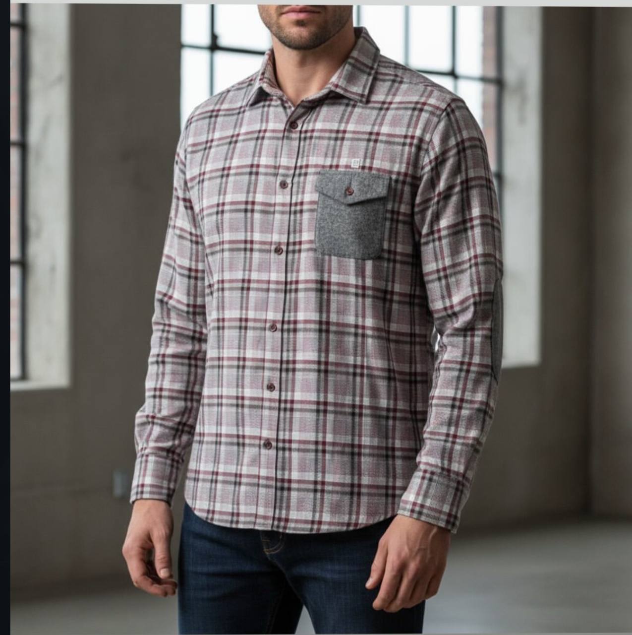 پیراهن چهارخانه مردانه AVVA سایز XL اصل ترکیه ( استوک وارداتی)