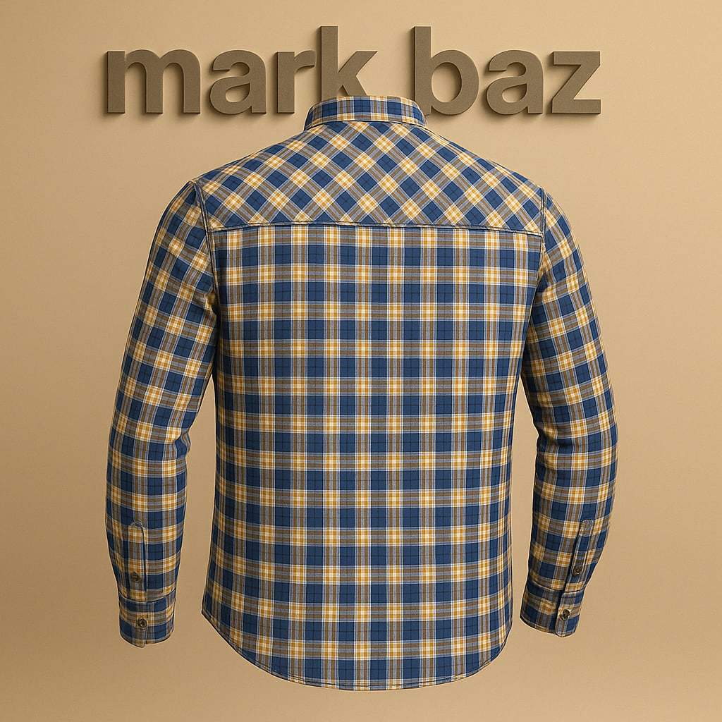 پیراهن مردانه اورجینال s.Oliver آلمان – چهارخانه نخی 100% کتان (ساخت هند، سایز مدیوم)