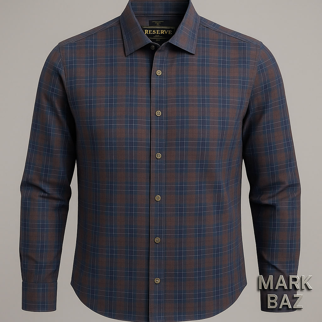 خرید پیراهن مردانه چهارخانه JOS. A. BANK Reserve | کتان نخی اورجینال سایز مدیوم