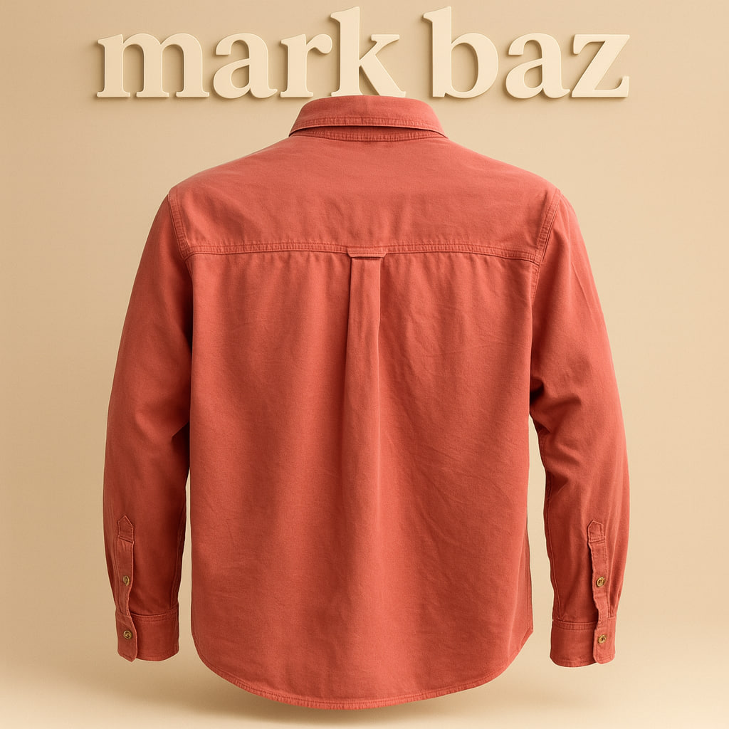 پیراهن کتان ضخیم مردانه Scandia Woods آمریکا رنگ زرشکی سایز XL | اورجینال و ضمانتی