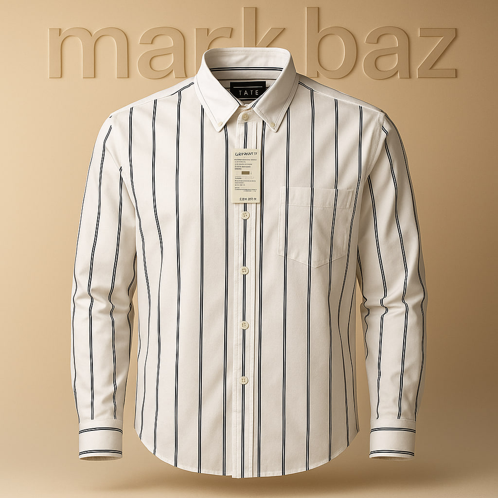 خرید پیراهن اورجینال مردانه نخی لینن Tate لارج از استوک مارک باز