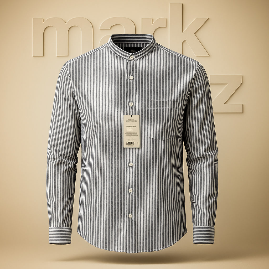 خرید پیراهن اورجینال مردانه نخی لینن Tate آکبنداستوک مارک باز